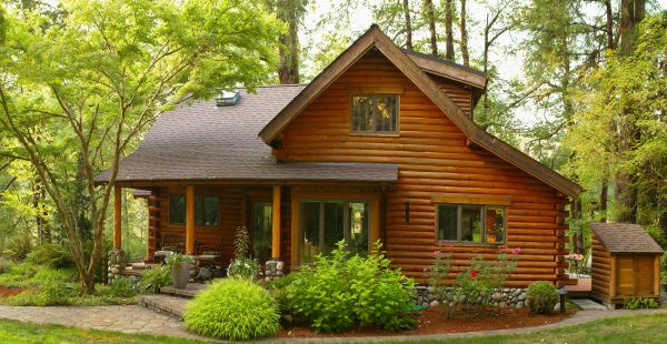 Log Home Exterior Cleaning in Mount Juliet
